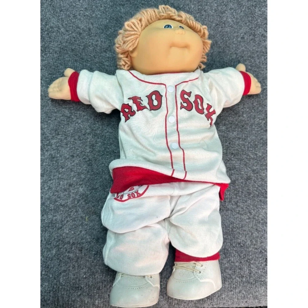 1982 Cabbage Patch Kids MLB Boston Red Sox Doll‎ Coleco – Vintage No Hat